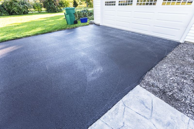 Freshly Sealcoated Driveway